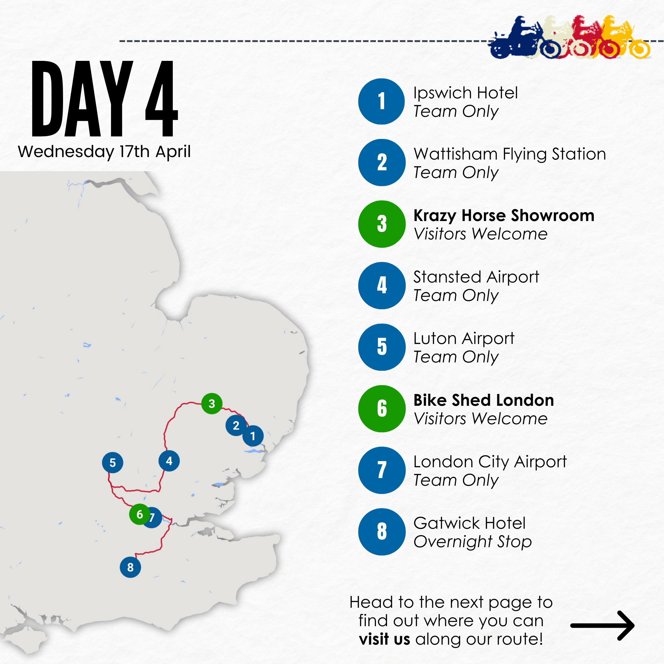 Day 4 route
