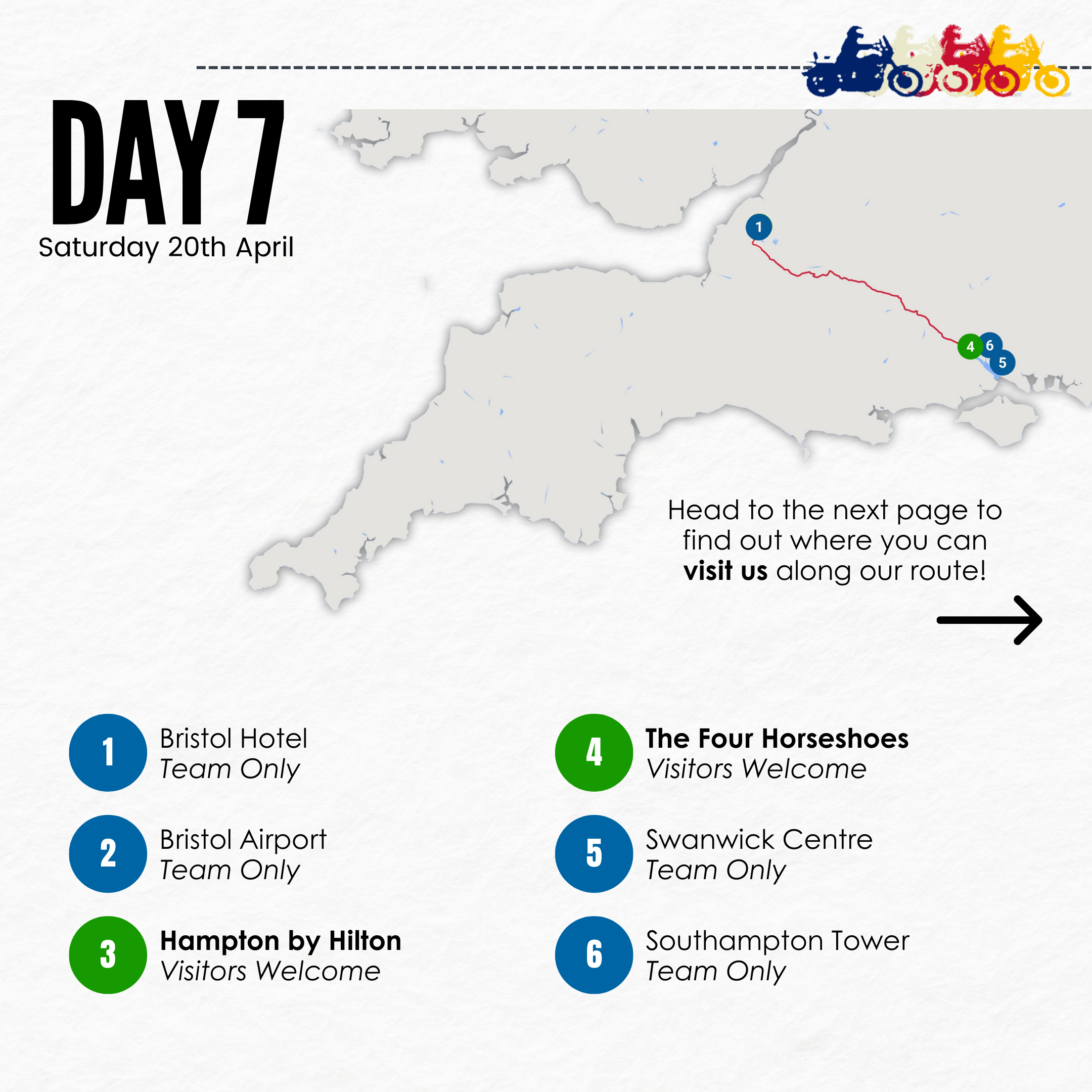 Day 7 route